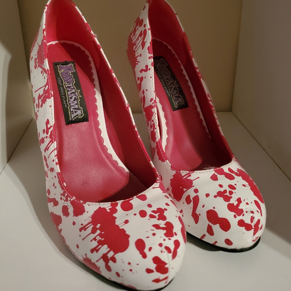 Blood splatter heels